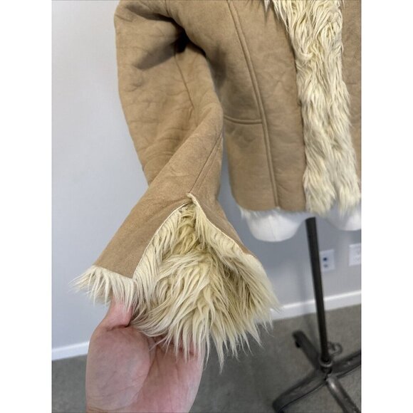 Antoni And Alison Nouveau Edition Size 10 Faux Fur Coat - Picture 5 of 12